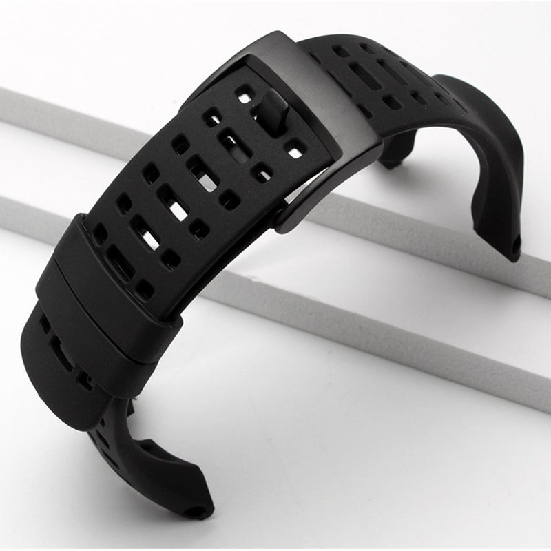VANTIYAUS Watch Band Strap, Soft Black Replacement Strap for Suunto Ambit 1 2 2R 2S - Premium Waterproof Watch Band 24mm - Screwdriver Included - Image 3